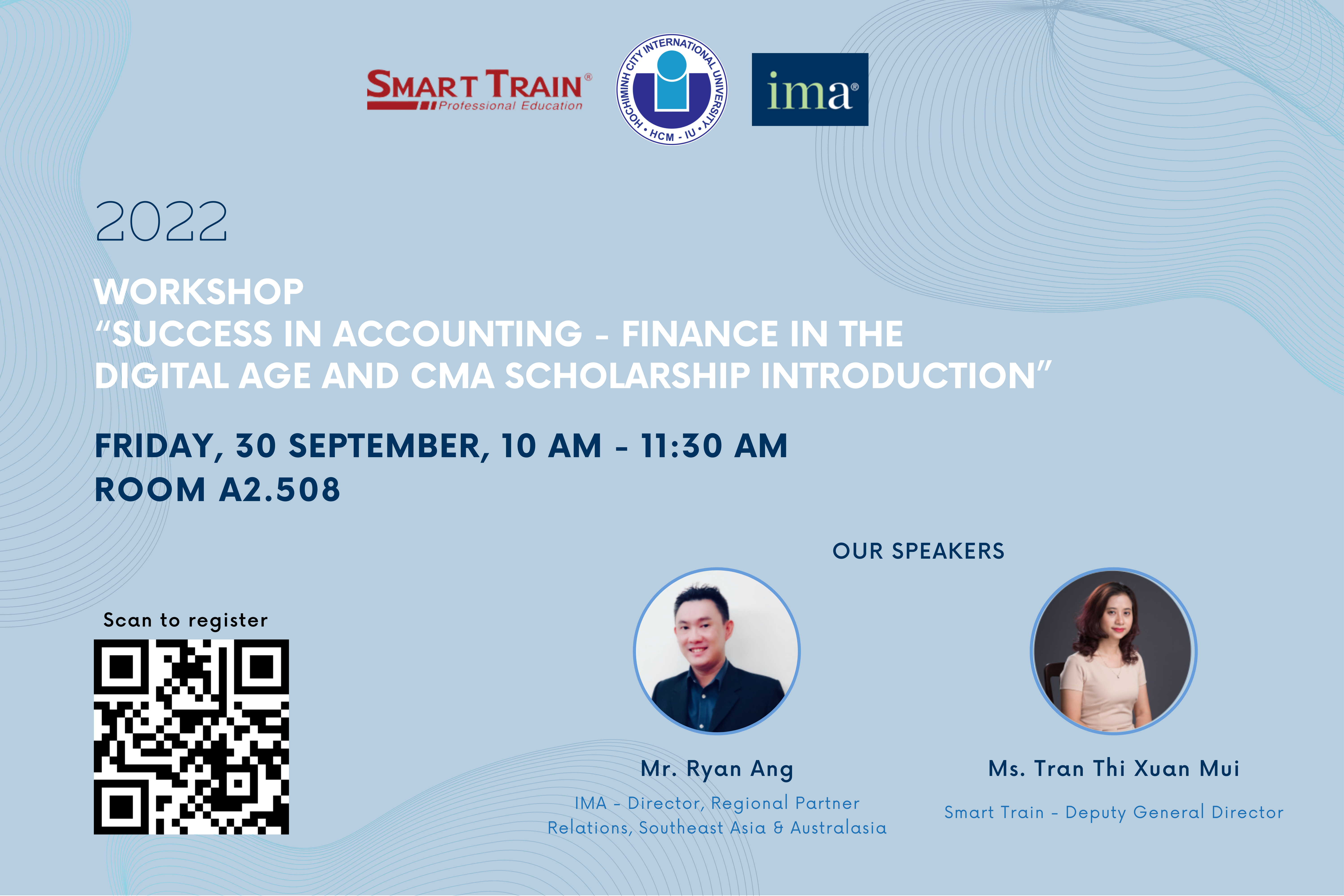 Workshop “Success in Accounting – Finance in the Digital Age and CMA Scholarship Introduction”