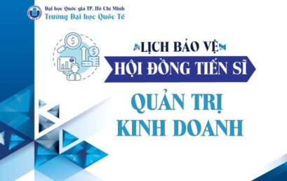 THÔNG BÁO LỊCH BẢO VỆ LUẬN ÁN TIẾN SĨ CẤP CƠ SỞ ĐÀO TẠO – NCS. LÝ ĐAN THANH