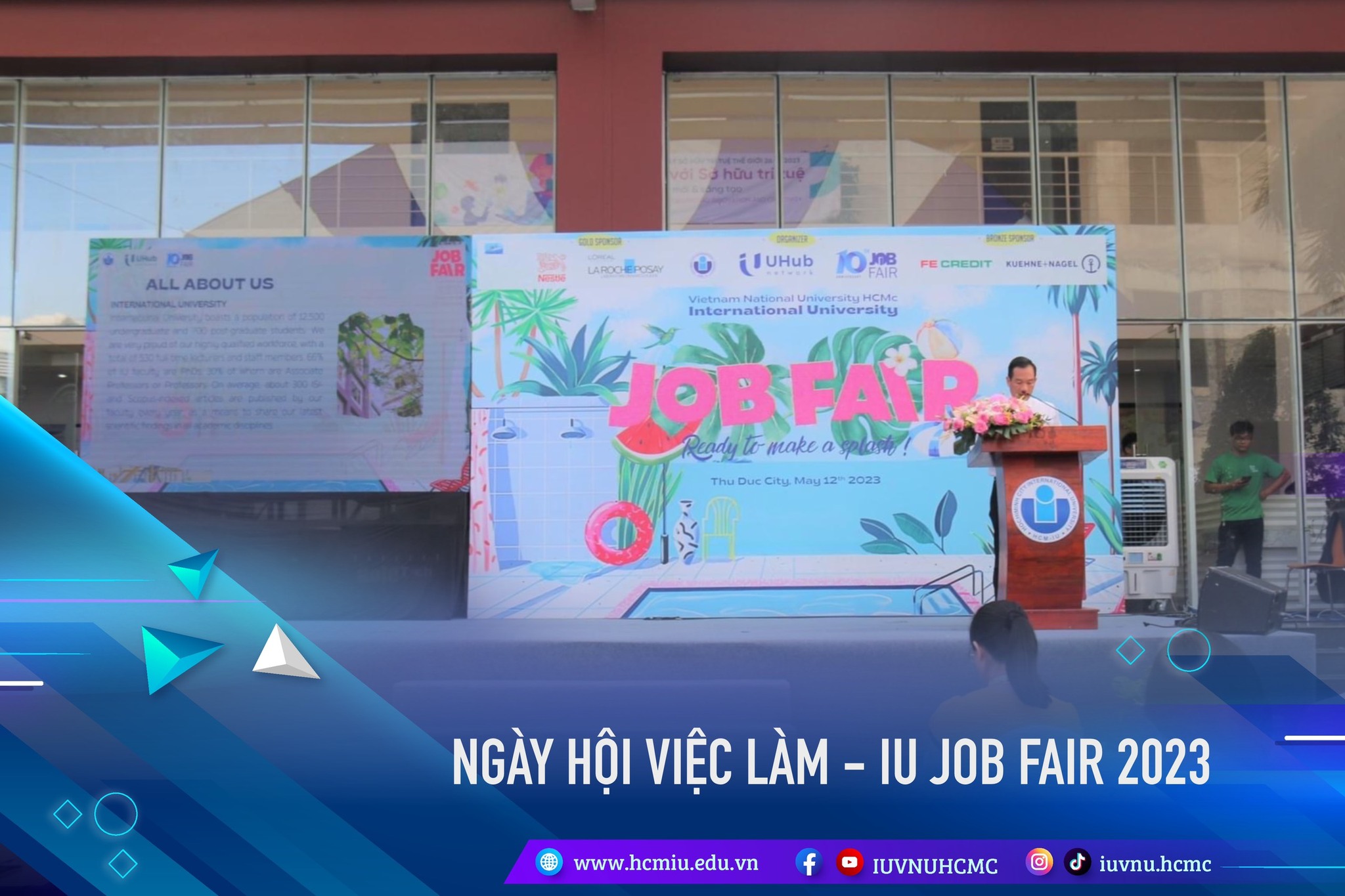 NGÀY HỘI VIỆC LÀM – IU JOB FAIR 2023: NƠI BẮT ĐẦU CỦA ƯỚC MƠ