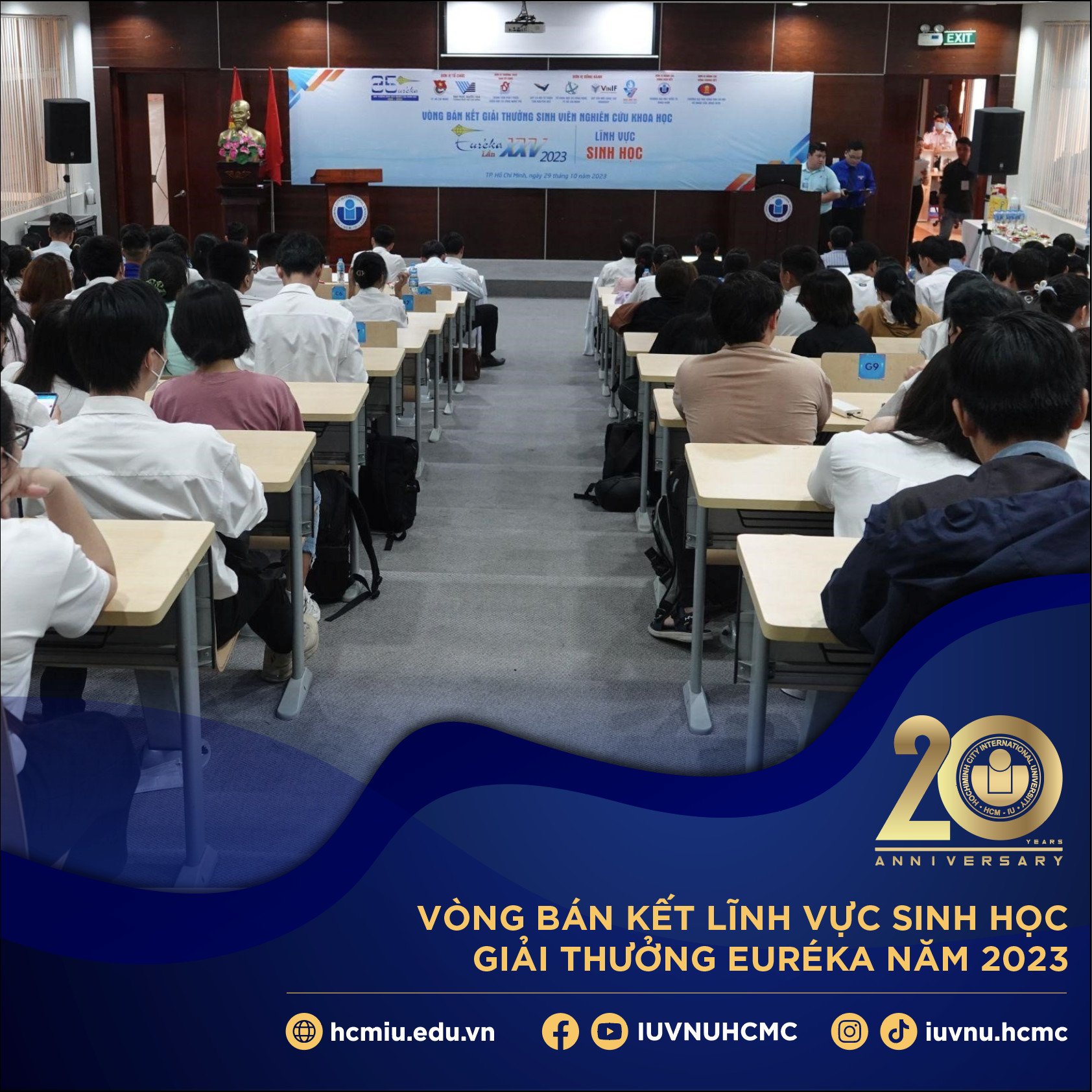 VÒNG BÁN KẾT LĨNH VỰC SINH HỌC GIẢI THƯỞNG EURÉKA NĂM 2023